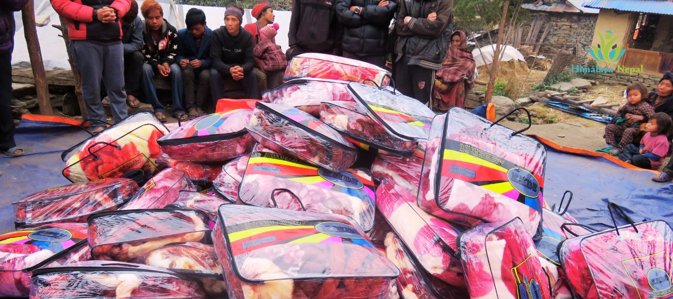 Blankets Distribution 2016